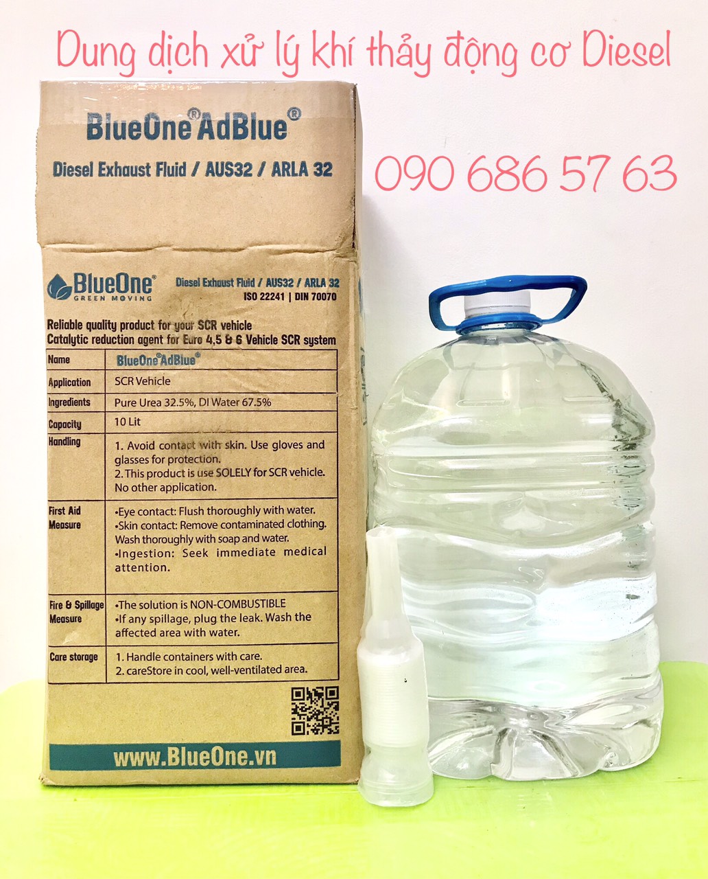 dung dich adblue can 10L